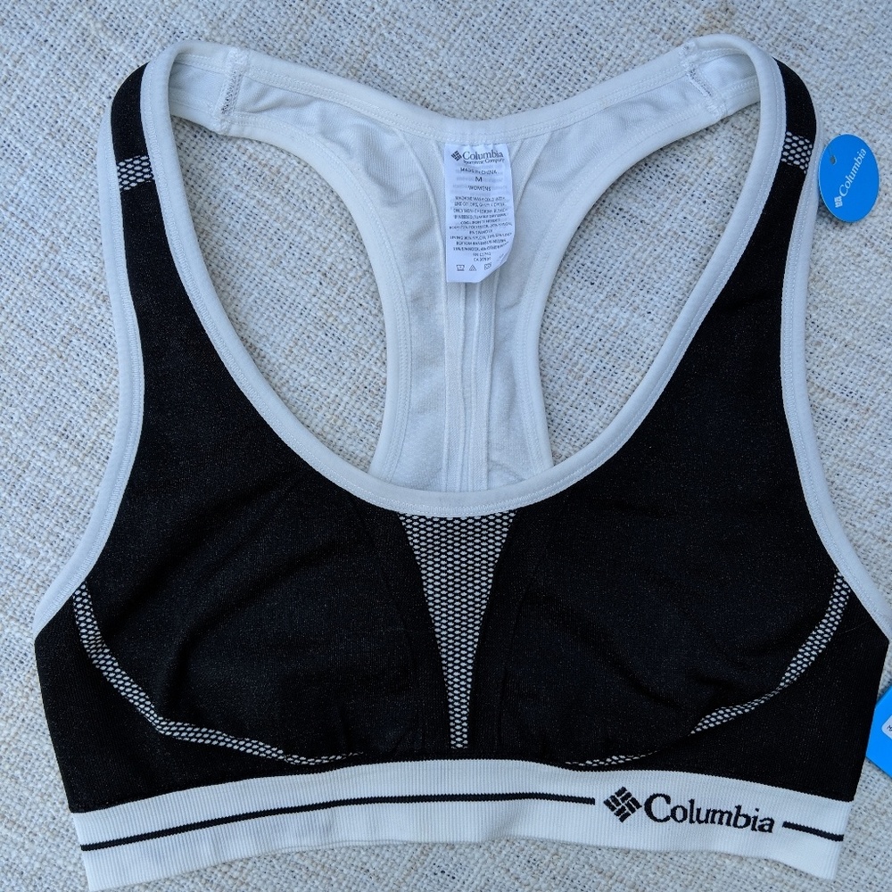 Reversible Black and White Sports Bra